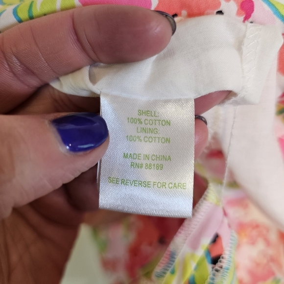 Lilly Pulitzer Strapless Ferra Dress Call Me Kitty Tiger Ruffle Mini Dress - Picture 5 of 8